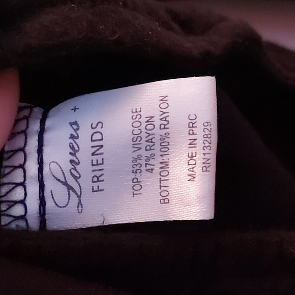 Lovers + Friends Vision Long Sleeve Faux Wrap Bodysuit Black Size Small - Picture 7 of 8